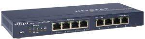 NETGEAR FS108P PROSAFE 8 PORT 10/100 SWITCH WITH 4 PORT POE