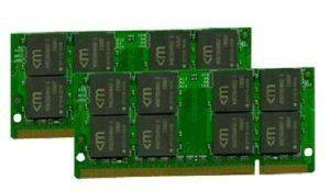MUSHKIN 976504A 2GB (2X1GB) SO-DIMM DDR2 PC2-5300 667MHZ DUAL CHANNEL KIT