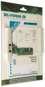 DAWICONTROL DC-FW400 SE FIREWIRE CONTROLLER PCI BULK DAWICONTROL DC-FW400 SE FIREWIRE CONTROLLER PCI BULK