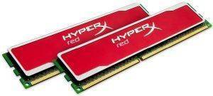 KINGSTON KHX13C9B1RK2/8 8GB (2X4GB) DDR3 1333MHZ HYPERX RED SERIES DUAL CHANNEL KIT