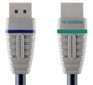 BANDRIDGE BCL2702 DISPLAYPORT TO HIGH SPEED HDMI CABLE 2M