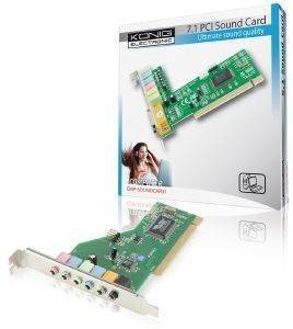 KONIG CMP-SOUNDCAR31 7.1 SOUND CARD PCI KONIG CMP-SOUNDCAR31 7.1 SOUND CARD PCI