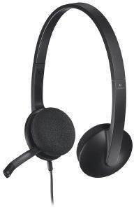 LOGITECH 981-000475 USB HEADSET H340 BLACK