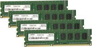 MUSHKIN 994029 DIMM 8GB DDR3-1600 QUAD ESSENTIALS SERIES