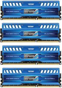 PATRIOT PVI332G186C0QK 32GB (4X8GB) DDR3 INTEL EXTREME MASTERS PC3-15000 1866MHZ QUAD CHANNEL KIT PATRIOT PVI332G186C0QK 32GB (4X8GB) DDR3 INTEL EXTREME MASTERS PC3-15000 1866MHZ QUAD CHANNEL KIT