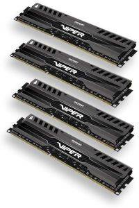 PATRIOT PV332G213C1QK 32GB (4X8GB) DDR3 VIPER 3 SERIES PC3-17000 2133MHZ QUAD CHANNEL KIT