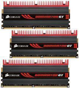 CORSAIR CMT12GX3M3A2000C9 DOMINATOR GT 12GB (3X4GB) PC3-16000 WITH AIRFLOW TRIPLE CHANNEL KIT