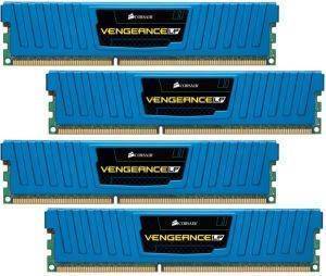 CORSAIR CML16GX3M4A1600C9B VENGEANCE 16GB (4X4GB) PC3-12800 DUAL CHANNEL KIT BLUE CORSAIR CML16GX3M4A1600C9B VENGEANCE 16GB (4X4GB) PC3-12800 DUAL CHANNEL KIT BLUE
