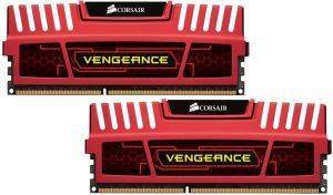 CORSAIR CMZ8GX3M2X1600C7R VENGEANCE 8GB (2X4GB) PC3-12800 DUAL CHANNEL KIT RED CORSAIR CMZ8GX3M2X1600C7R VENGEANCE 8GB (2X4GB) PC3-12800 DUAL CHANNEL KIT RED