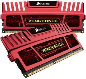 CORSAIR CMZ8GX3M2A1866C9R VENGEANCE 8GB (2X4GB) PC3-15000 DUAL CHANNEL KIT RED