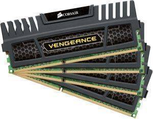 CORSAIR CMZ16GX3M4A2400C9 VENGEANCE 16GB (4X4GB) DDR3 2400M�� PC3-19200 QUAD CHANNEL KIT