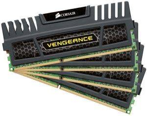 CORSAIR CMZ32GX3M4A2133C10 VENGEANCE 32GB (4X8GB) DDR3 2133MΗΖ PC3-17066 QUAD CHANNEL KIT CORSAIR CMZ32GX3M4A2133C10 VENGEANCE 32GB (4X8GB) DDR3 2133MΗΖ PC3-17066 QUAD CHANNEL KIT