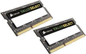 CORSAIR CMSO8GX3M2A1600C11 VALUE SELECT 8GB (2X4GB) SO-DIMM DDR3 1600MHZ PC3-12800 DUAL CHANNEL KIT CORSAIR CMSO8GX3M2A1600C11 VALUE SELECT 8GB (2X4GB) SO-DIMM DDR3 1600MHZ PC3-12800 DUAL CHANNEL KIT