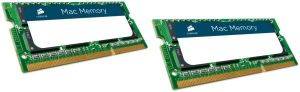 CORSAIR CMSA8GX3M2A1333C9 8GB (2X4GB) SO-DIMM DDR3 1333MHZ PC3-10600 MAC MEMORY KIT CORSAIR CMSA8GX3M2A1333C9 8GB (2X4GB) SO-DIMM DDR3 1333MHZ PC3-10600 MAC MEMORY KIT