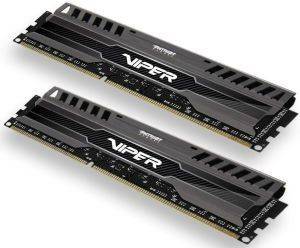 PATRIOT PV316G213C1K 16GB (2X8GB) DDR3 2133MHZ VIPER 3 BLACK DUAL CHANNEL KIT PATRIOT PV316G213C1K 16GB (2X8GB) DDR3 2133MHZ VIPER 3 BLACK DUAL CHANNEL KIT
