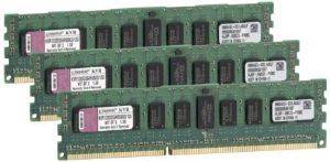 KINGSTON KVR1333D3S4R9SK3/12G 12GB (3X4GB) DDR3 PC3-10600 1333MHZ CL9 VALUE RAM TRIPLE CHANNEL KIT