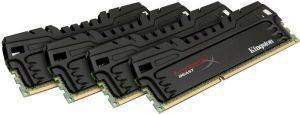 KINGSTON KHX18C9T3K4/16X 16GB (4X4GB) DDR3 1866MHZ XMP BEAST SERIES QUAD CHANNEL KIT KINGSTON KHX18C9T3K4/16X 16GB (4X4GB) DDR3 1866MHZ XMP BEAST SERIES QUAD CHANNEL KIT