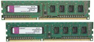 KINGSTON KVR1333D3S8N9K2/4G 4GB (2X2GB) DDR3 PC3-10600 1333MHZ CL9 VALUE RAM DUAL CHANNEL KIT KINGSTON KVR1333D3S8N9K2/4G 4GB (2X2GB) DDR3 PC3-10600 1333MHZ CL9 VALUE RAM DUAL CHANNEL KIT