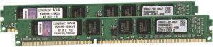 KINGSTON KVR16N11S8K2/8 8GB (2X4GB) DDR3 1600MHZ PC3-12800 VALUE RAM DUAL CHANNEL KIT