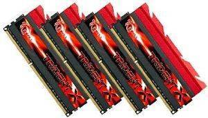 G.SKILL F3-2666C11Q-16GTXD 16GB (4X4GB) DDR3 PC3-21300 2666MHZ TRIDENTX QUAD CHANNEL KIT G.SKILL F3-2666C11Q-16GTXD 16GB (4X4GB) DDR3 PC3-21300 2666MHZ TRIDENTX QUAD CHANNEL KIT