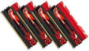G.SKILL F3-2133C9Q-32GTX 32GB (4X8GB) DDR3 PC3-17000 2133MHZ TRIDENTX QUAD CHANNEL KIT G.SKILL F3-2133C9Q-32GTX 32GB (4X8GB) DDR3 PC3-17000 2133MHZ TRIDENTX QUAD CHANNEL KIT
