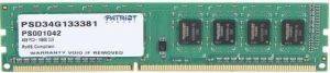 PATRIOT DIMM 2GB DDR3-1333 SIGNATURE LINE PSD32G133381