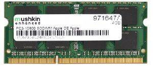 MUSHKIN 971647A 4GB SO-DIMM DDR3 PC3-10666 1333MHZ APPLE SERIES