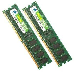 CORSAIR VS2GBKIT533D2 VALUE SELECT 2GB (2X1GB) DDR533 CORSAIR VS2GBKIT533D2 VALUE SELECT 2GB (2X1GB) DDR533