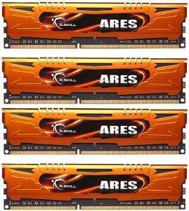 G.SKILL F3-1333C9Q-32GAO 32GB (4X8GB) DDR3 PC3-10666 1333MHZ ARES QUAD CHANNEL KIT