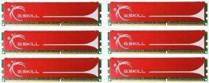 G.SKILL F3-12800CL9T2-12GBNQ 12GB (6X2GB) DDR3 PC3-12800 1600MHZ HEXA CHANNEL KIT