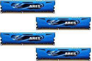 G.SKILL F3-1600C8Q-16GAB 16GB (4X4GB) DDR3 PC3-12800 1600MHZ ARES QUAD CHANNEL KIT G.SKILL F3-1600C8Q-16GAB 16GB (4X4GB) DDR3 PC3-12800 1600MHZ ARES QUAD CHANNEL KIT