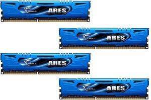 G.SKILL F3-1600C8Q-16GAB 16GB (4X4GB) DDR3 PC3-12800 1600MHZ ARES QUAD CHANNEL KIT