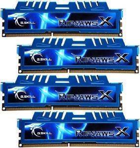 G.SKILL F3-1600C9Q-32GXM 32GB (4X8GB) DDR3 PC3-12800 1600MHZ RIPJAWSX QUAD CHANNEL KIT G.SKILL F3-1600C9Q-32GXM 32GB (4X8GB) DDR3 PC3-12800 1600MHZ RIPJAWSX QUAD CHANNEL KIT