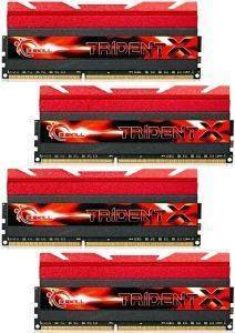 G.SKILL F3-1600C7Q-32GTX 32GB (4X8GB) DDR3 PC3-12800 1600MHZ TRIDENTX QUAD CHANNEL KIT
