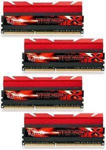 G.SKILL F3-1866C8Q-32GTX 32GB (4X8GB) DDR3 PC3-14900 1866MHZ TRIDENTX QUAD CHANNEL KIT