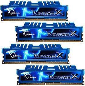 G.SKILL F3-12800CL7Q-8GBXM 8GB (4X2GB) DDR3 PC3-12800 1600MHZ RIPJAWSX QUAD CHANNEL KIT