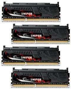 G.SKILL F3-17000CL11Q-16GBSR 16GB (4X4GB) DDR3 PC3-17000 2133MHZ SNIPER QUAD CHANNEL KIT G.SKILL F3-17000CL11Q-16GBSR 16GB (4X4GB) DDR3 PC3-17000 2133MHZ SNIPER QUAD CHANNEL KIT