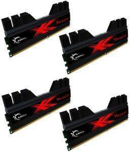 G.SKILL F3-2400C10Q-16GTD 16GB (4X4GB) DDR3 PC3-19200 2400MHZ TRIDENT QUAD CHANNEL KIT