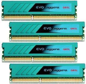 GEIL GEL316GB1333C9QC 16GB (4X4GB) DDR3 PC3-10666 1333MHZ EVO LEGGERA QUAD CHANNEL KIT