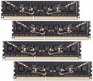 GEIL GB316GB1600C9QC 16GB (4X4GB) DDR3 PC3-12800 1600MHZ BLACK DRAGON QUAD CHANNEL KIT GEIL GB316GB1600C9QC 16GB (4X4GB) DDR3 PC3-12800 1600MHZ BLACK DRAGON QUAD CHANNEL KIT