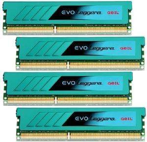 GEIL GEL316GB2400C11AQC 16GB (4X4GB) DDR3 PC3-19200 2400MHZ EVO LEGGERA QUAD CHANNEL KIT GEIL GEL316GB2400C11AQC 16GB (4X4GB) DDR3 PC3-19200 2400MHZ EVO LEGGERA QUAD CHANNEL KIT