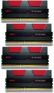 GEIL GET332GB1600C10QC 32GB (4X8GB) DDR3 PC3-12800 1600MHZ EVO TWO QUAD CHANNEL KIT GEIL GET332GB1600C10QC 32GB (4X8GB) DDR3 PC3-12800 1600MHZ EVO TWO QUAD CHANNEL KIT