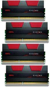 GEIL GET332GB1600C10QC 32GB (4X8GB) DDR3 PC3-12800 1600MHZ EVO TWO QUAD CHANNEL KIT