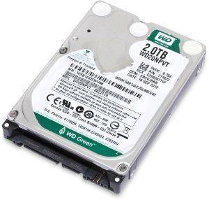 WESTERN DIGITAL WD20NPVT 2TB 2.5\'\' SCORPIO GREEN SATA2