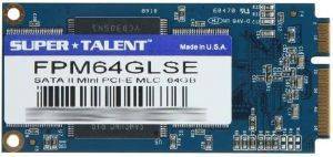 SUPERTALENT SOLID STATE FPM64GLSE 64GB SATA MINI 2 PCIE MLC