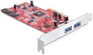 DELOCK 89299 2 X EXTERNAL USB 3.0 + 2 X INTERNAL SATA 6 GB/S DELOCK 89299 2 X EXTERNAL USB 3.0 + 2 X INTERNAL SATA 6 GB/S