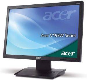 ACER V193WLAOB 19\'\' LCD MONITOR BLACK