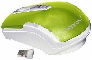 APPROX APPOMM24GP WIRELESS MINI OPTICAL MOUSE GREEN APPROX APPOMM24GP WIRELESS MINI OPTICAL MOUSE GREEN