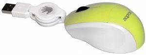APPROX APPOMRGP OPTICAL MOUSE WITH RETRACTABLE USB CABLE GREEN APPROX APPOMRGP OPTICAL MOUSE WITH RETRACTABLE USB CABLE GREEN