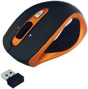 NATEC MS-FAL-BO-USB FALCON WIRELESS LASER MOUSE BLACK/ORANGE